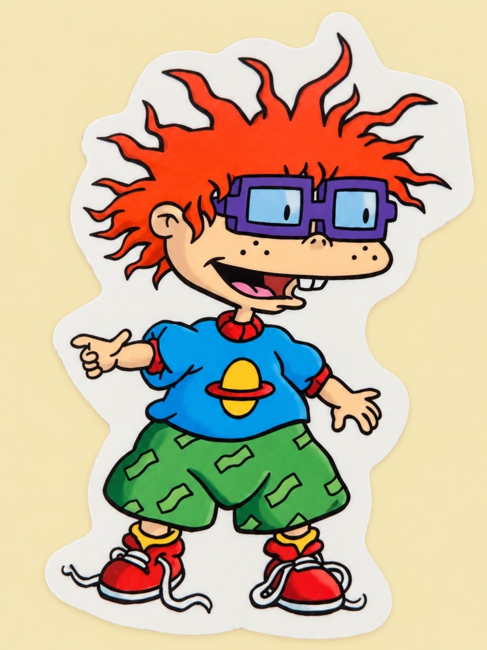 Chuckie Finster | Rugrats | 90s Nickelodeon Cartoon Sticker | 5/$10